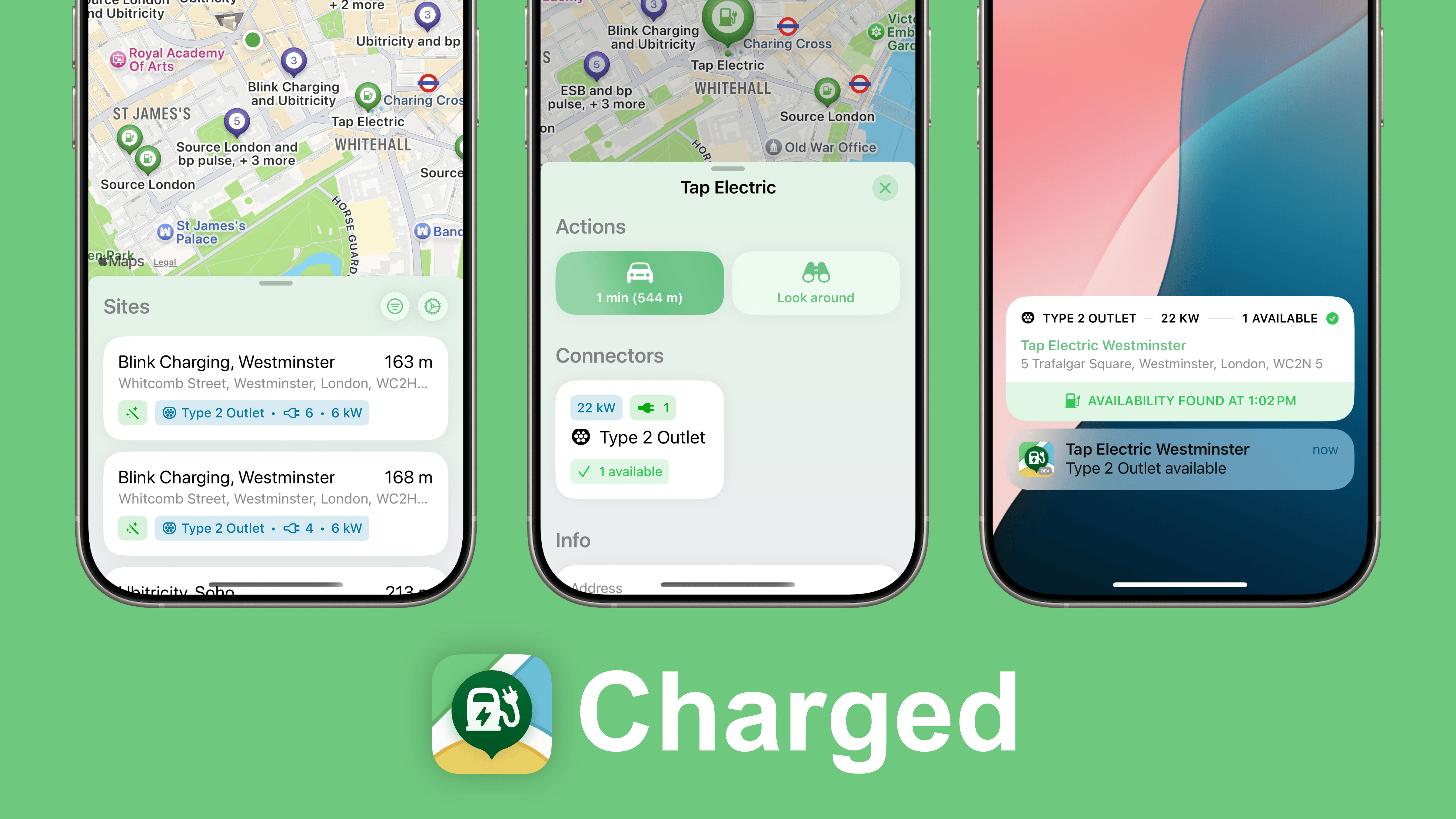 Charged introduction screenshots